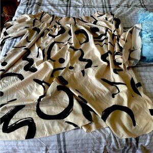 Stylish Cream and Black Women's Dress